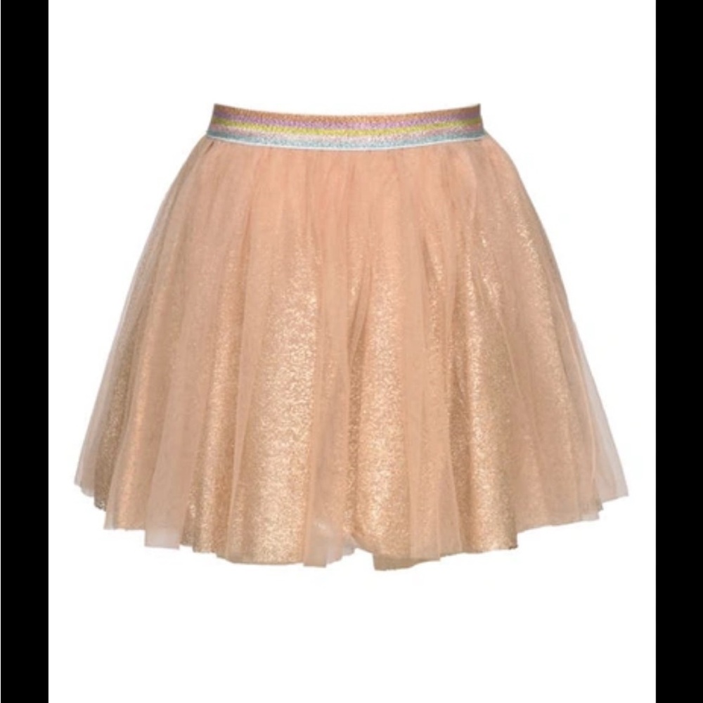 Girls Truly Me rose gold tutu skirt